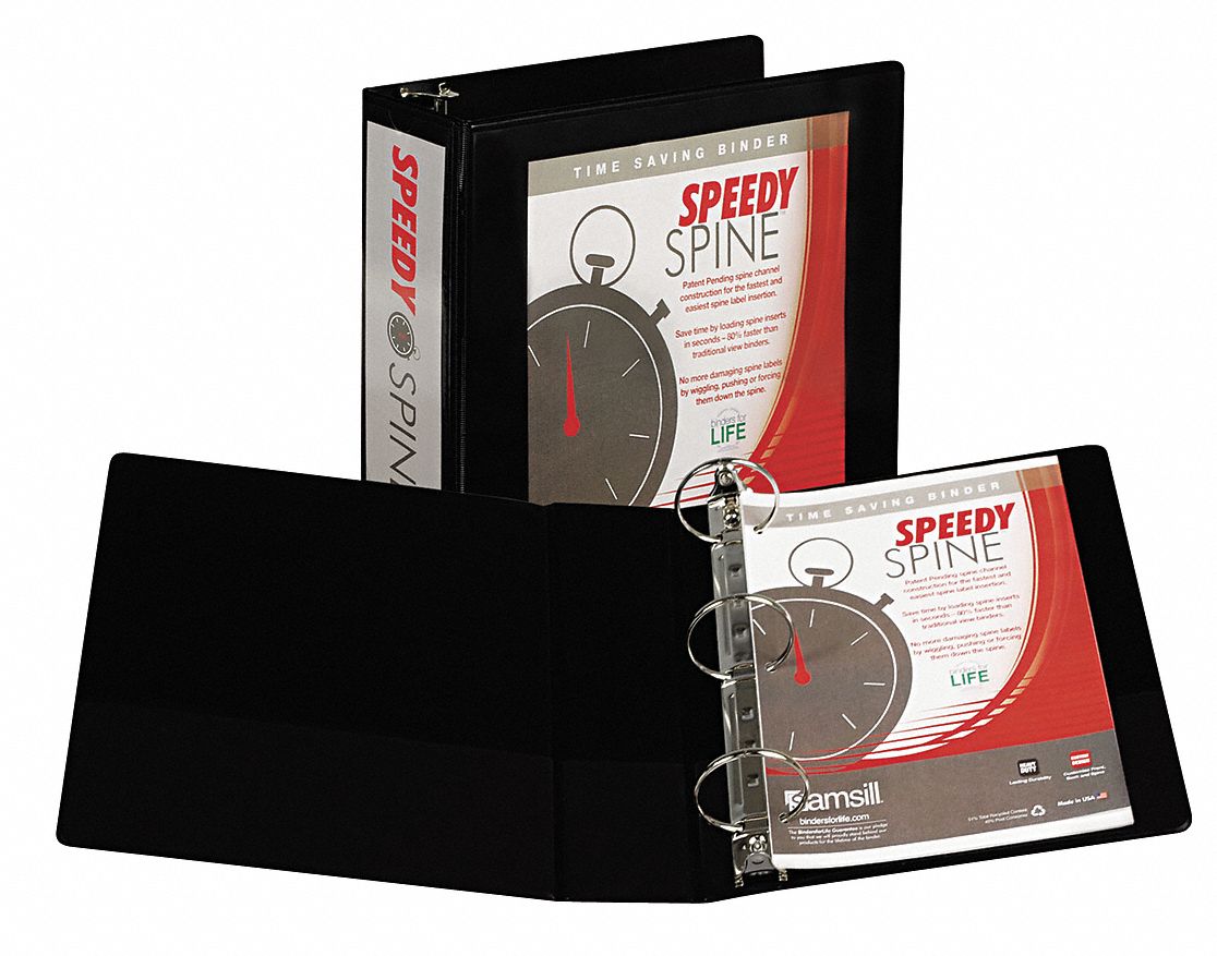 3 in Ring Size, Round, Ring Binder - 35X852|SAM18180C - Grainger