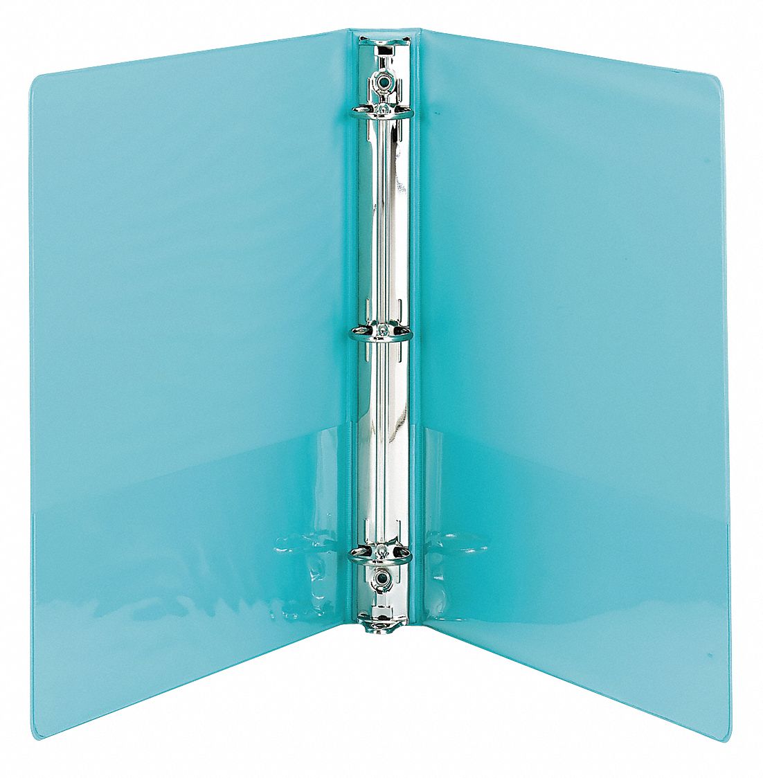 Samsill SAMU86377 Fashion View Binder, Round Ring, 11 x 8 1/2, 1 inch Capacity, Turquoise - 2 pack