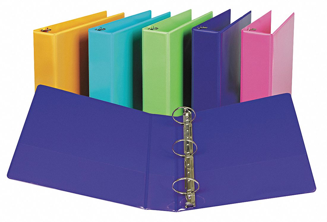 2 in Ring Size Binders, Round, 3Ring Binder 35X898SAMU86608 Grainger