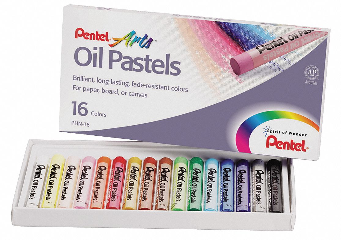 Oil Pastel Set w/Carrying Case PK16