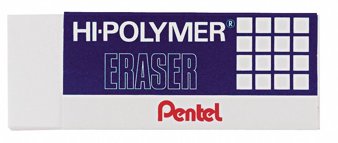 35X918 - Block Eraser White PK3