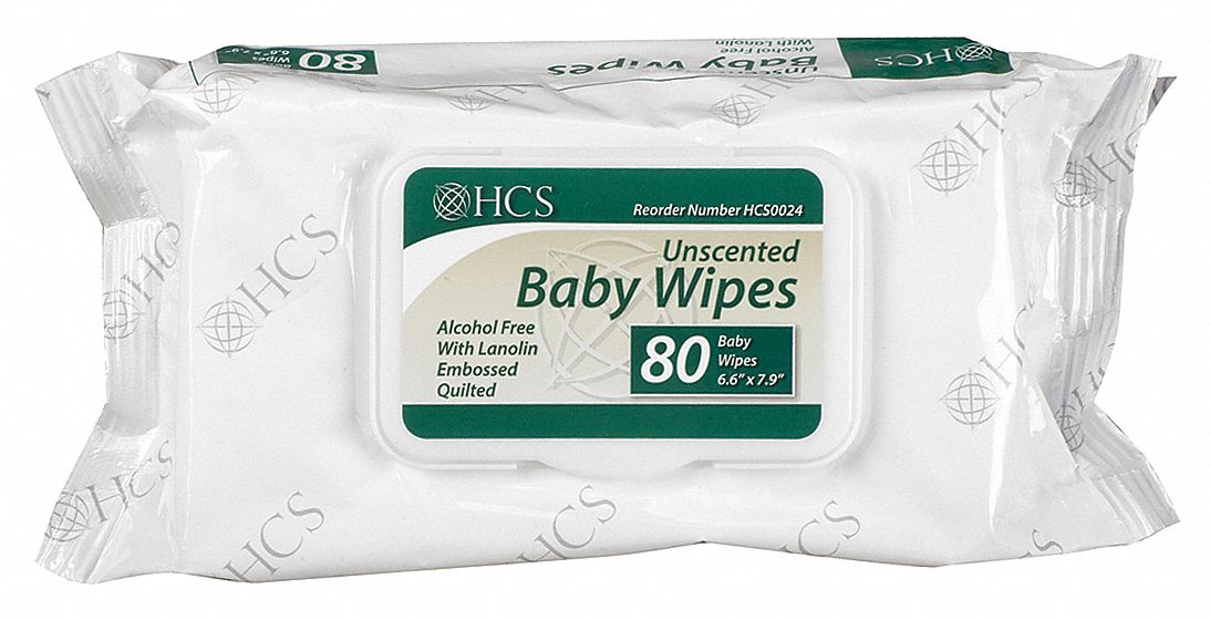 35XE10 - Baby Wipes 6-5/8 x 7-7/8 Scented PK12