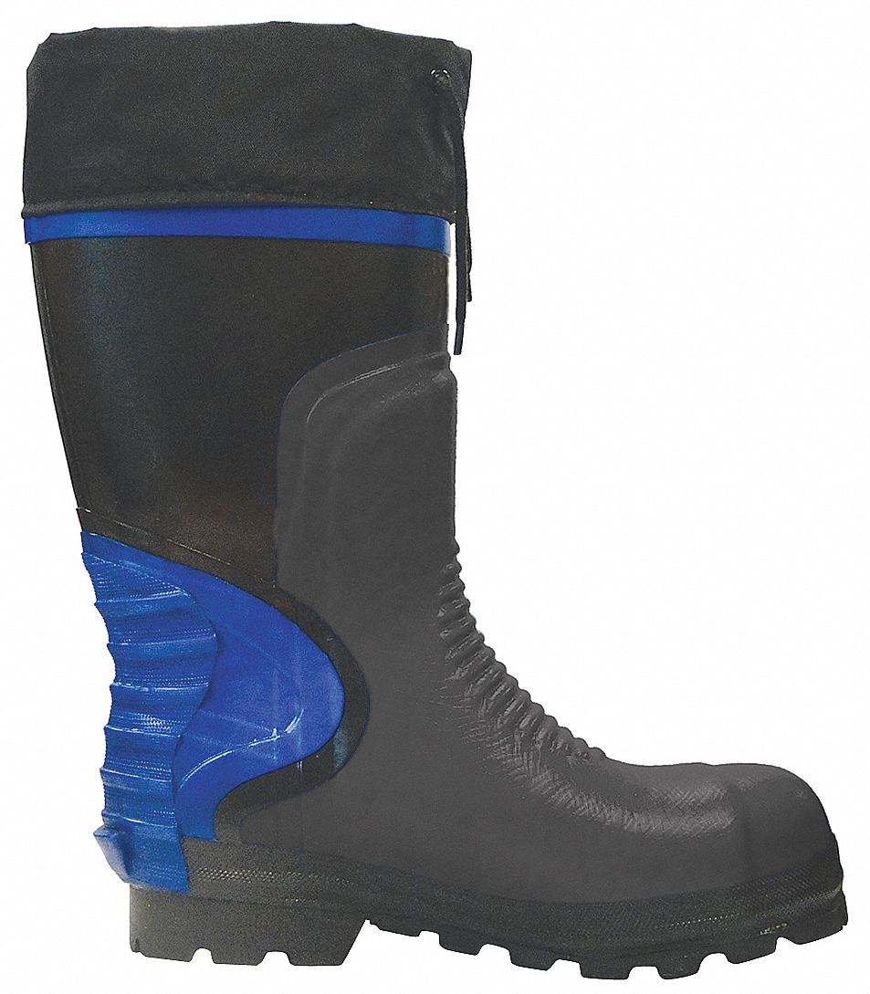 MEN'S BOOTS, SZ 11, RUBBER/COTTON CANVAS, BLACK, 15 IN HEIGHT, CSA, 18KV, FORESTRY