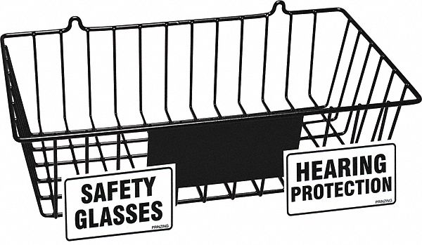 Eyewear Rack Black PVC Coated Steel