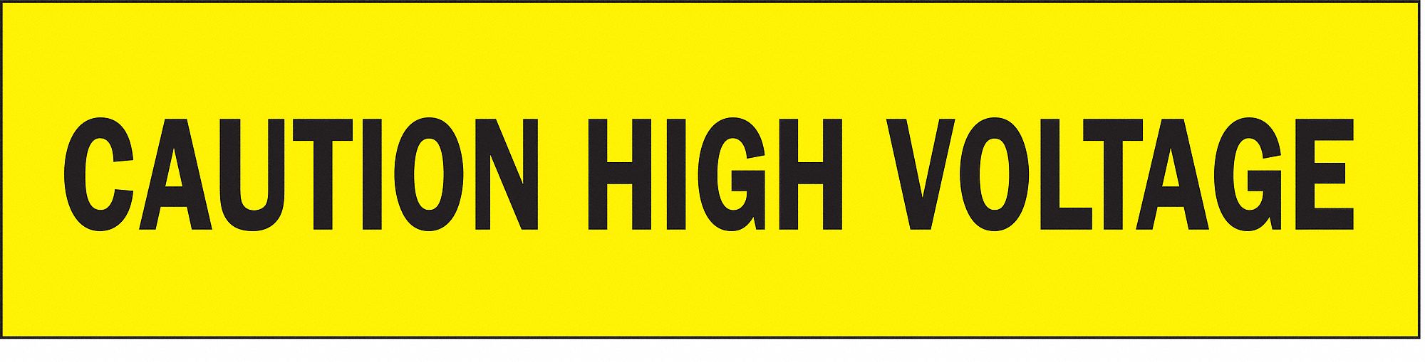 BARRIER TAPE CAUTION HIGH VOLTAGE S