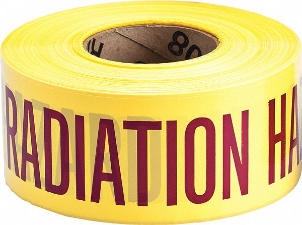 TAPE CAUT RAD HAZARD 3IN X 200FT