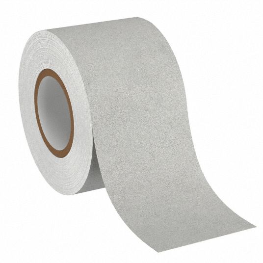 Anti-Slip Tape: Non-Abrasive, Solid, White, 2 in x 60 ft, 23 mil Tape  Thick, Acrylic, 3M™, 200