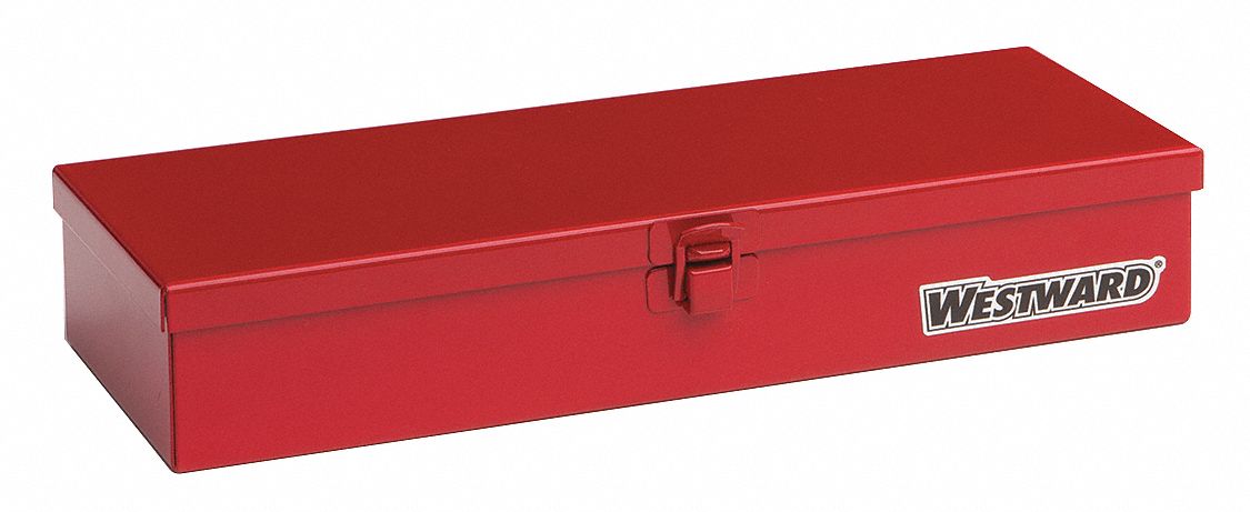Steel, Socket Storage Box, 12 1/4 in Overall Width, 5 1/8 in Overall ...