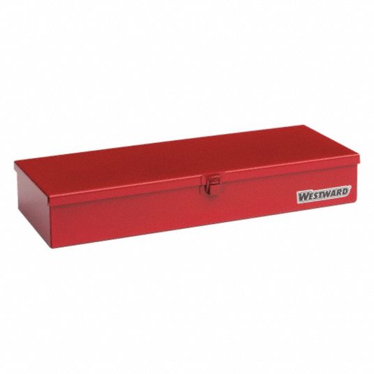 Steel, Socket Storage Box, 16 1/4 in Overall Width, 6 1/2 in Overall ...