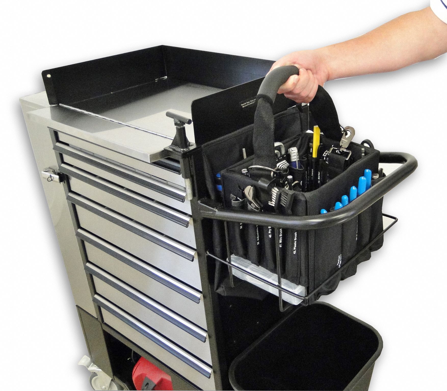 FLEXCART 84PC Maintenance Tool Kit 35XR84FC100ETB Grainger