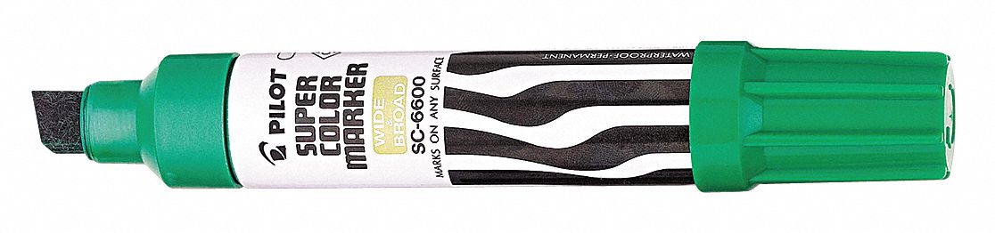 Permanent Marker Green Wide