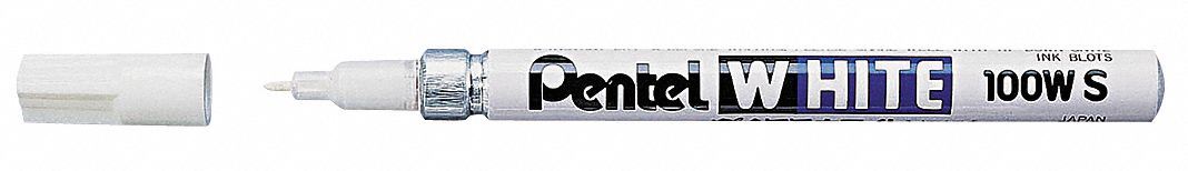 white permanent marker pen