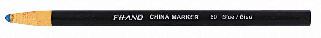 China Marker: Blue, Fabric/Glass/Metal/Plastic/Rubber/Stone/Wood, Blues, 12 PK