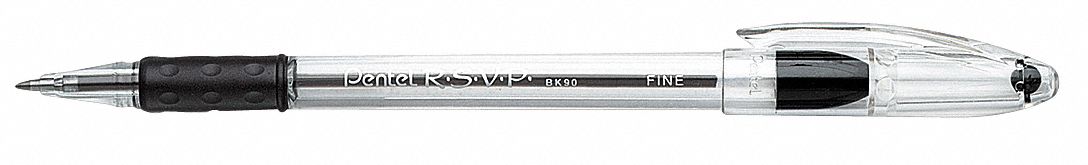 Ballpoint Pens, Black, PK12