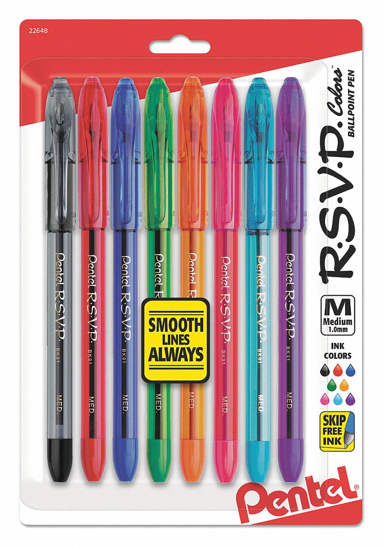 Ballpoint Pens, Assorted,