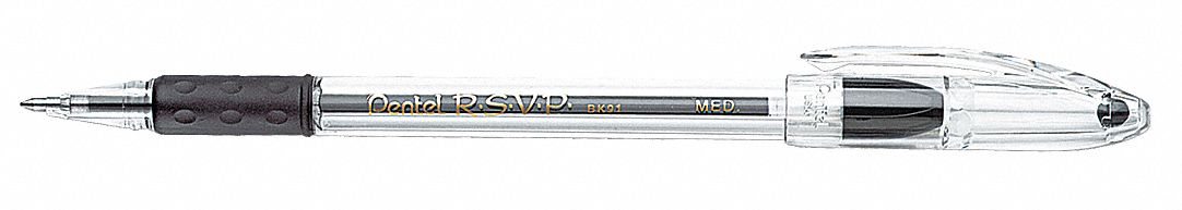 Ballpoint Pens, Black, PK12