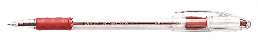 Ballpoint Pens, Red, PK12