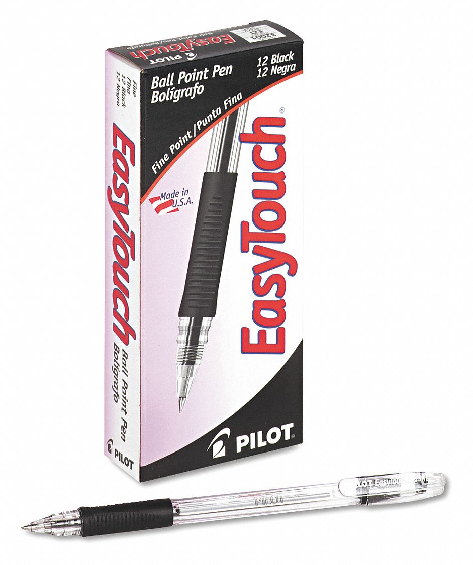 Ballpoint Pens, Black, PK12