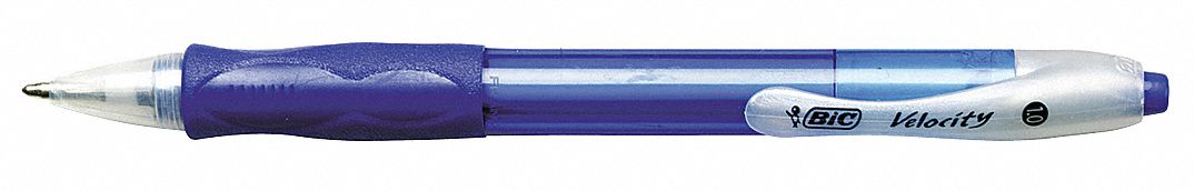 Pen Set: Velocity®, Blue, 1 mm, Retractable, Blue, Contoured Cushion, Cushion Included, 12 PK