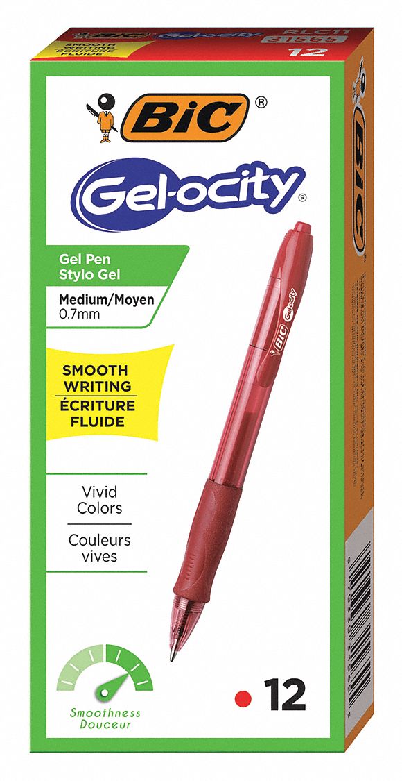 Pens, Red, PK12