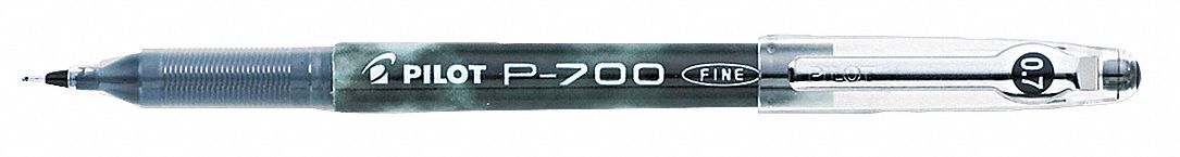 Rollerball Pens, Black, PK12