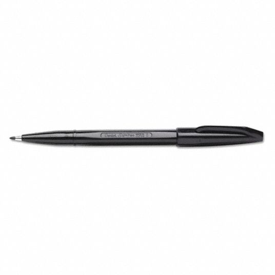 black felt tip pen, 0.7 mm