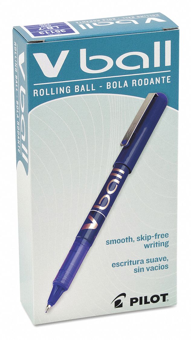 Rollerball Pens, Blue, PK12