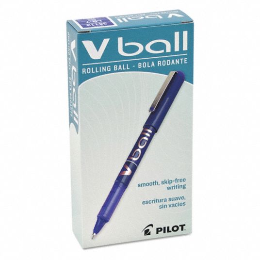 Blue, 0.7 mm Pen Tip, Rollerball Pen - 35Y387|PIL35113 - Grainger