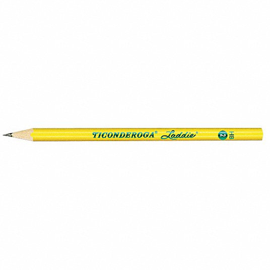 Pencils: Wood, Yellow, 12 PK