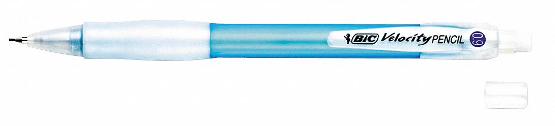 Pencil: Velocity Original, HB, 0.9 mm Point Size, Std, Turquoise, Plastic, Round, 12 PK