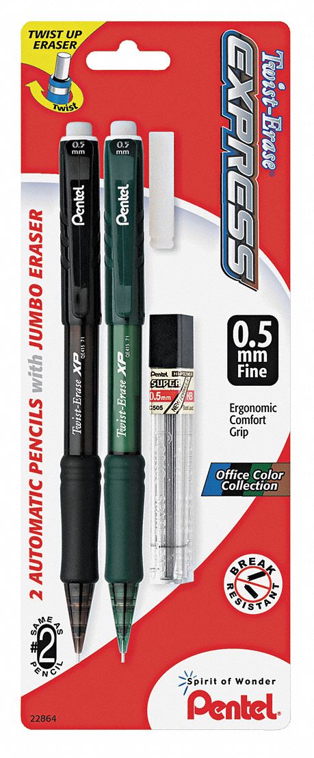 35Y510 - Mechanical Pencil 0.5mm Assorted PK2