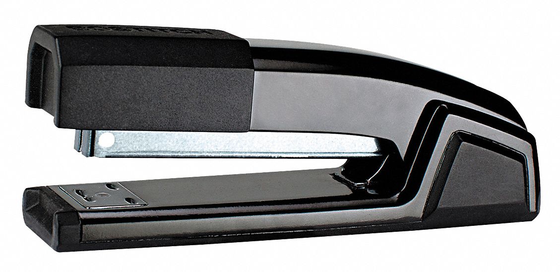 STANLEY BOSTITCH Desk Stapler, 25 Sheet, Black 35Y624BOSB777BLK