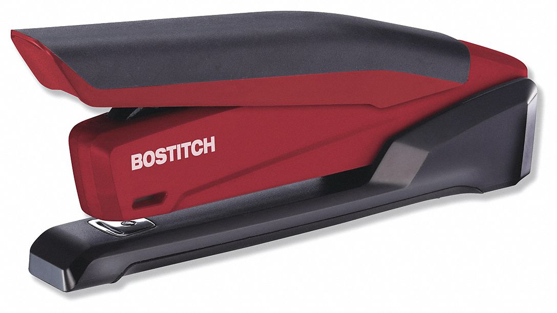 BOSTITCH, 20 Sheet Capacity, Red, Desktop Stapler 35Y635ACI1124