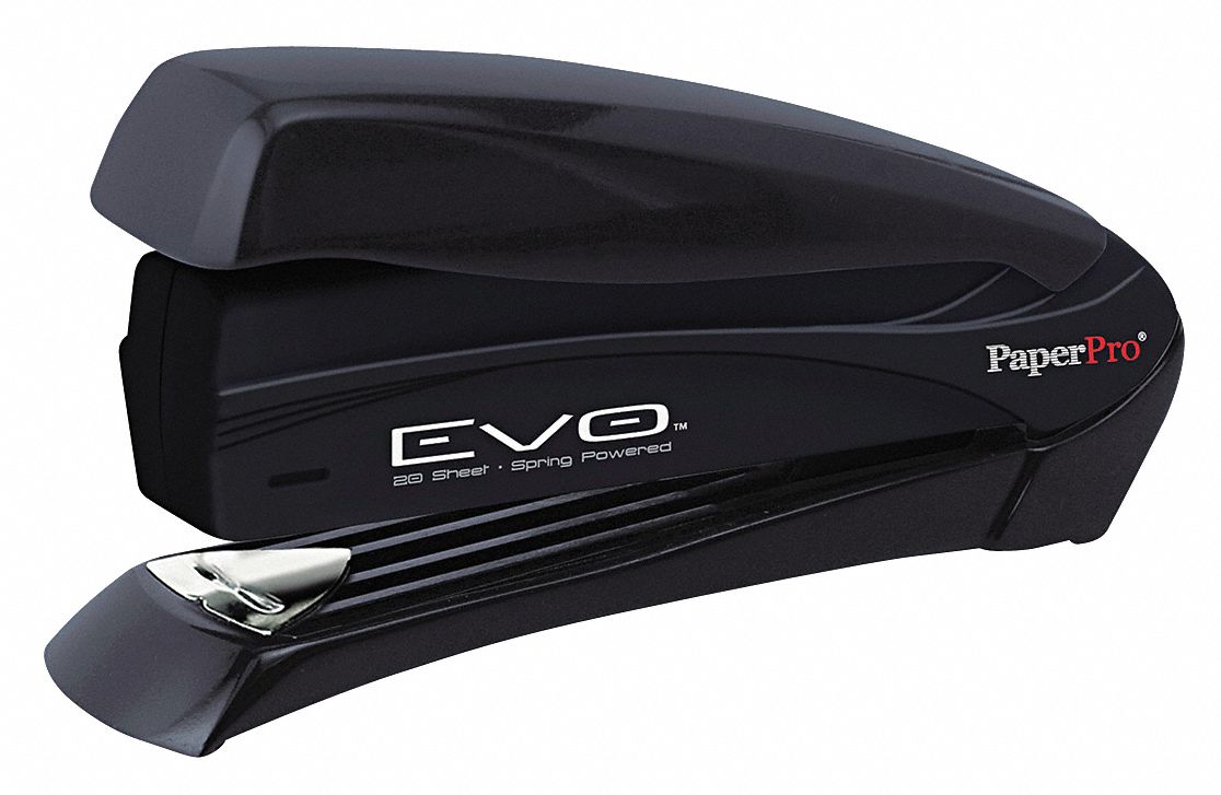 PAPERPRO, 20 Sheet Capacity, Black, Evo(TM) Stapler 35Y646ACI1423