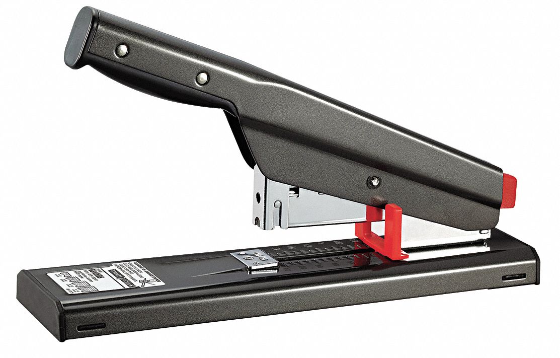 STANLEY BOSTITCH Stapler, Heavy Duty, 130 Sheet, Black 35Y653