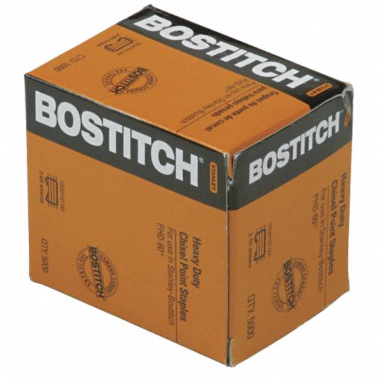 STANLEY BOSTITCH, HeavyDuty, 3/8 in Leg Lg, Personal HeavyDuty