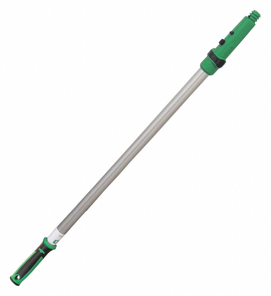 EXTENSION POLE,24 IN L,GREEN/SILVER