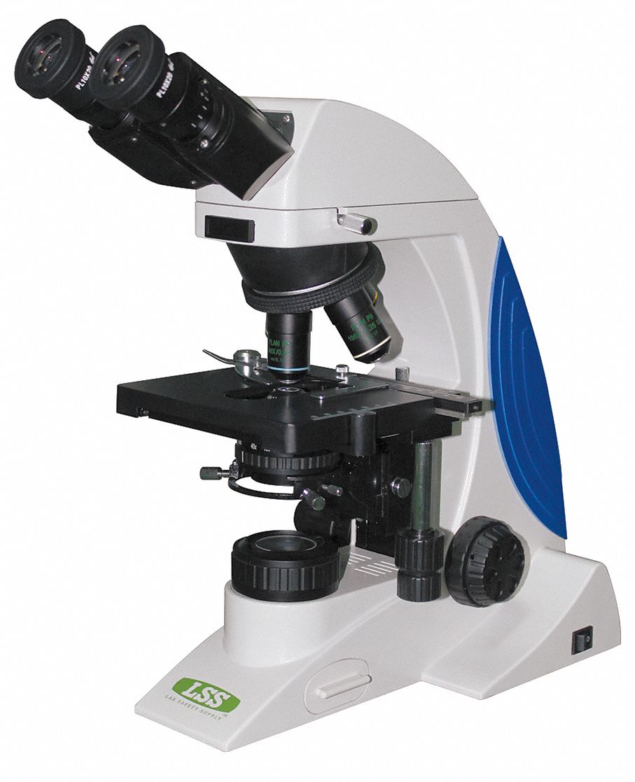 Phase Contrast Microscope: Binocular, Variable Quartz Halogen, 40X to 1000X, 1 1