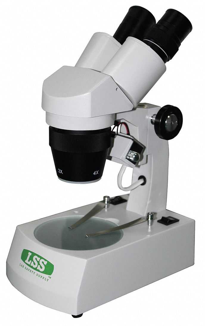LAB SAFETY SUPPLY Microscope, Binocular, 20X to 40X Optical
