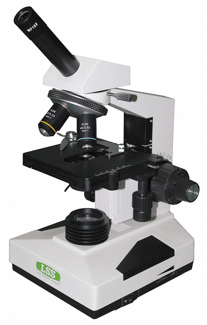 LAB SAFETY SUPPLY, Monocular, ClinicalGrade, Clinical Microscope