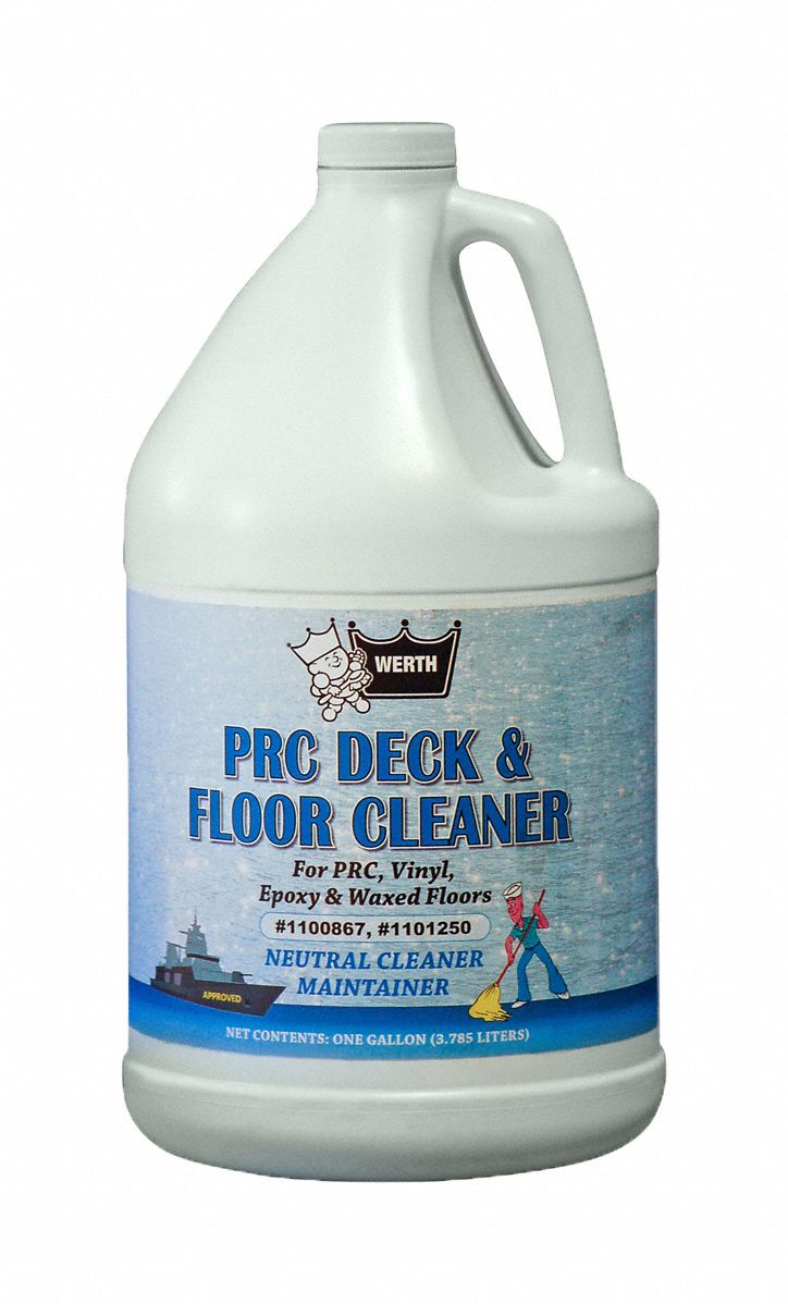 Neutral Floor Cleaner: Jug, 1 gal Container Size, Ready to Use, Liquid, 4 PK