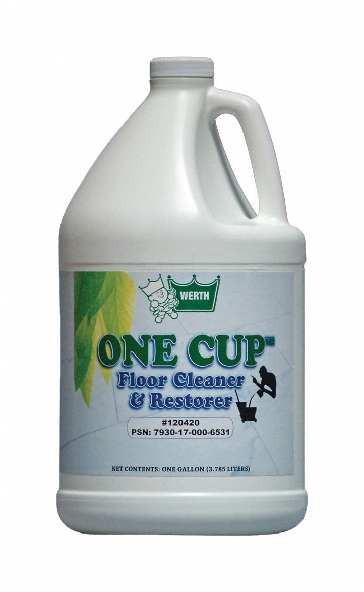 Floor Cleaner/Maintainer, 1 gal, Jug, PK4