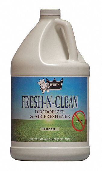 Deodorizer: Odor Eliminators, Jug, 1 gal Container Size, Liquid, Fresh, 4 PK