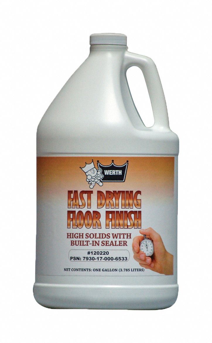 Floor Finish, 1 gal, Jug, PK4