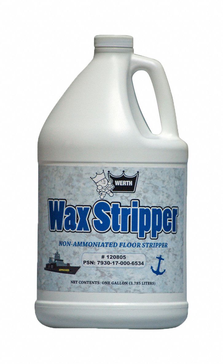 Wax Stripper, Liquid, 1 gal, Jug, PK4