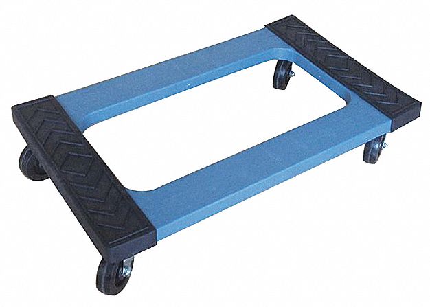 CHAR, PLAST,1200LB,30X6-1/2X6-1/2PO,BL