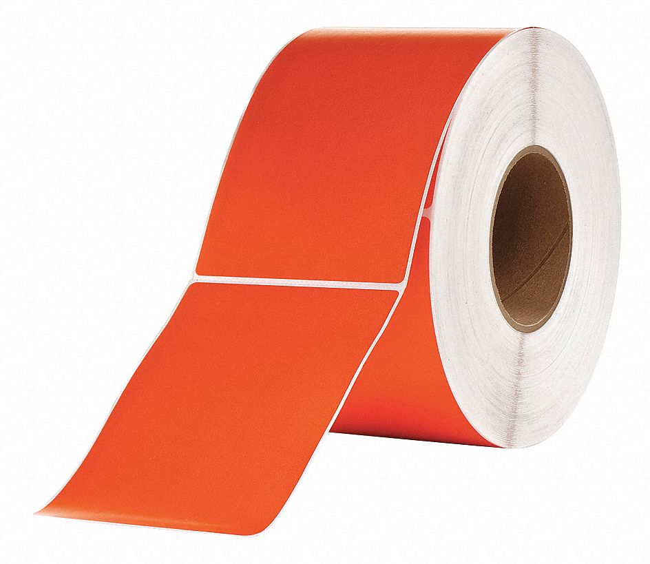 GRAINGER APPROVED Colored Thermal Transfer Label Rolls Ribbon