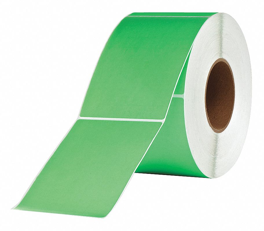 GRAINGER APPROVED Colored Thermal Transfer Label Rolls - Ribbon ...