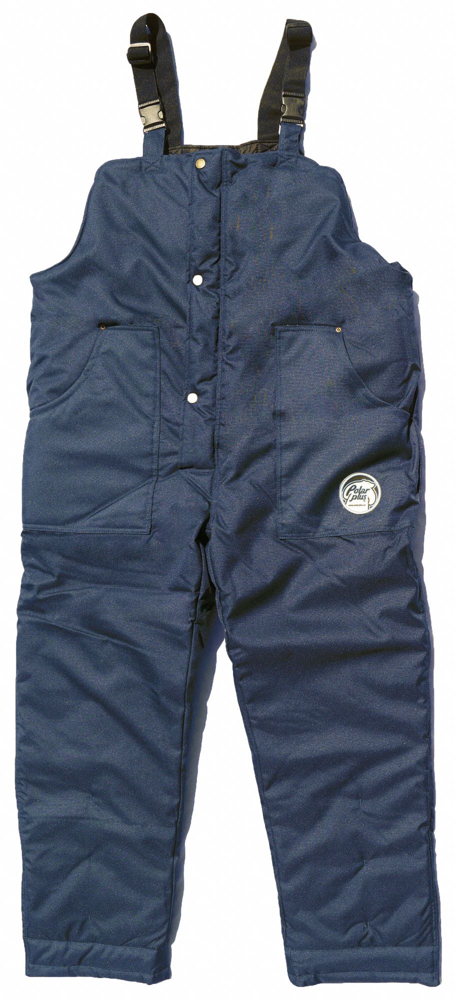 POLAR PLUS Bib Overalls, Nylon, Nylon Taffeta, 32 in Inseam, Fits Waist