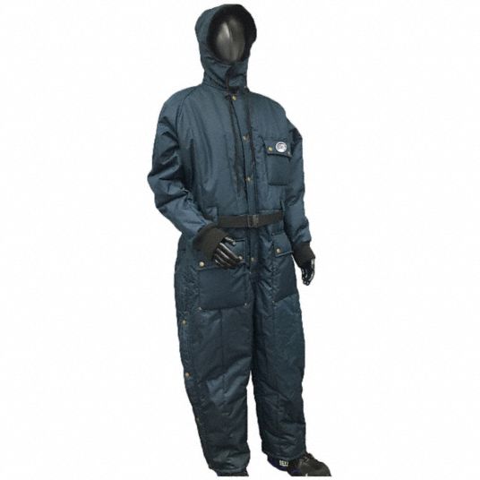 Hooded Freezer Coveralls - Cold Suit - FreezerWorkWear